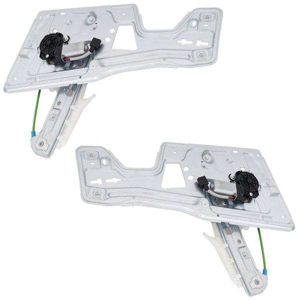 Pair/Set - Power Rear Window Regulator with Motor for Chevrolet Equinox 2005-2009 and Torrent 2006-2009, Right (Passenger) and Left (Driver) Replacement Set