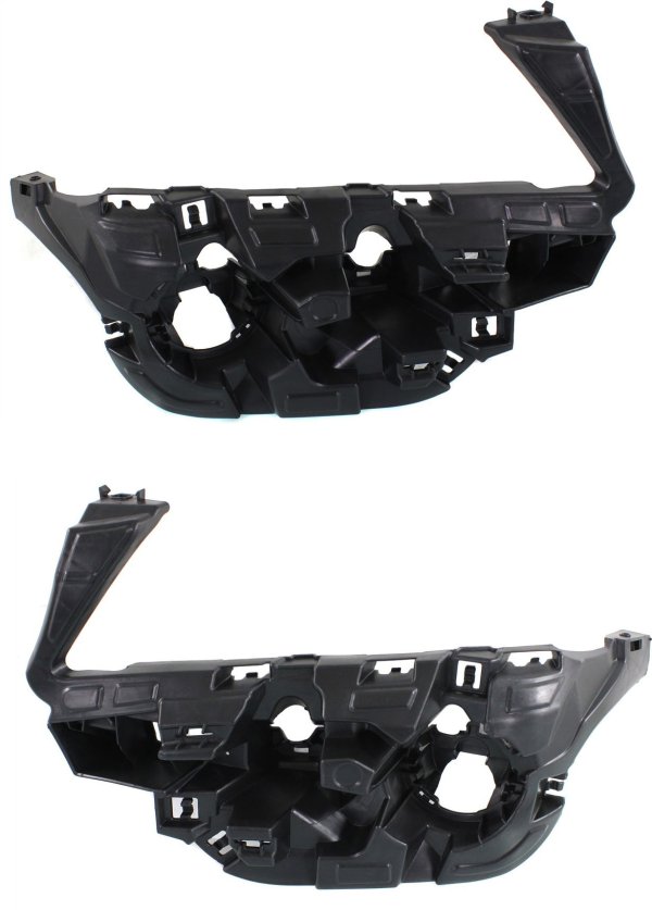 Pair/Set - Front Bumper Support for BMW X3 2011-2014, Right (Passenger) and Left (Driver), Plastic, Without M Package, Replacement Set