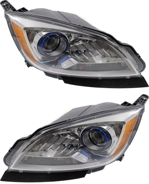 Headlight Assembly for Buick Verano (2012-2017) Right (Passenger) and Left (Driver), Halogen, Replacement Pair/Set
