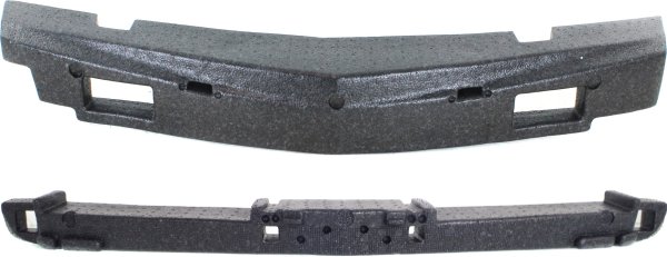 Front Bumper Energy Absorber Set for 2010-2012 Cadillac SRX, Upper and Lower, Replacement