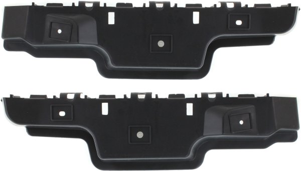 Front Bumper Bracket Pair/Set for 2010-2016 Cadillac SRX, Right (Passenger) and Left (Driver) Side Mounting Bracket, Plastic, Replacement