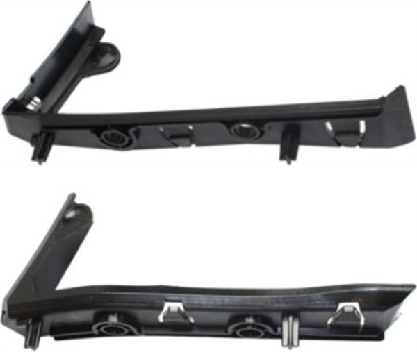 Front Bumper Bracket Pair/Set for 2007-2014 Chevrolet Tahoe, Right (Passenger) and Left (Driver), Plastic, Replacement