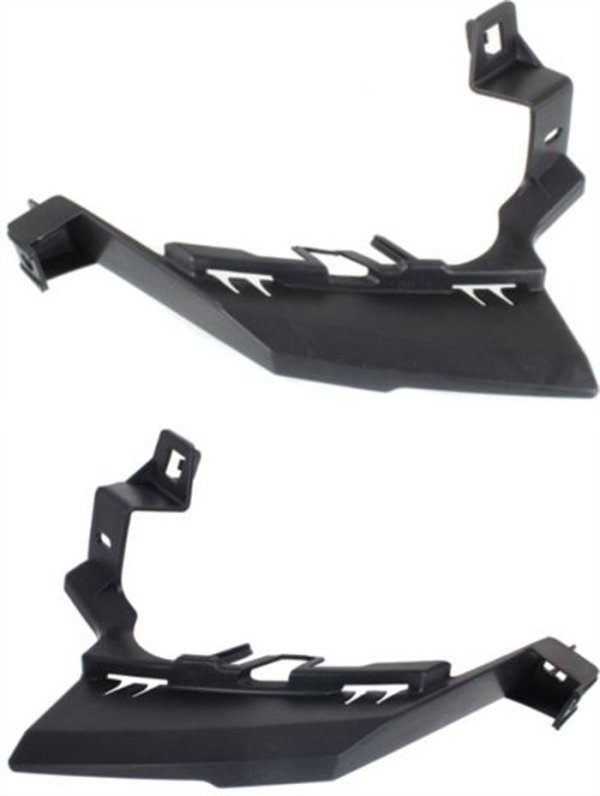 Headlight Bracket Pair/Set for 2010-2016 Cadillac SRX, Right (Passenger) and Left (Driver), Lower, Replacement