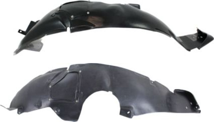 Front Fender Liner Pair/Set for 2001-2006 PT Cruiser, Compatible with Base/Touring Models, Includes Right (Passenger) and Left (Driver) Side Liners, Replacement