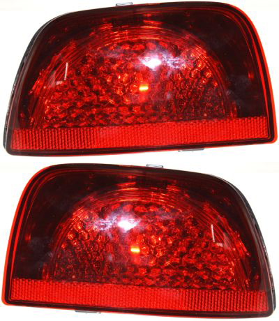 Tail Light Assembly Pair/Set for Chevrolet Camaro 2010-2013, Outer, Right (Passenger) and Left (Driver), with RS Package Replacement