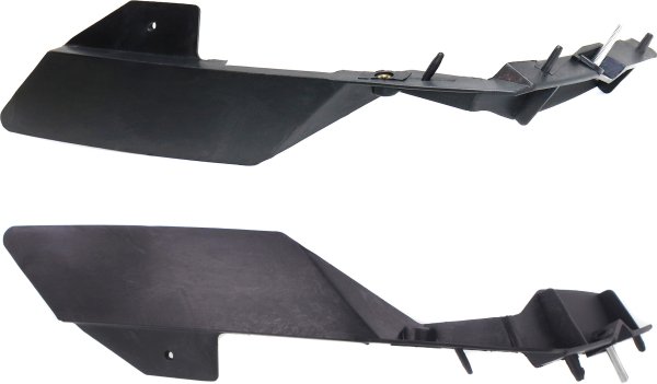 Front Bumper Bracket Pair/Set for Dodge Charger 2006-2010, Right (Passenger) and Left (Driver) Inner Cover Support, Plastic Replacement