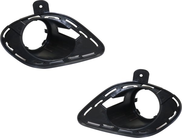 Fog Light Bracket Pair/Set for Dodge Charger 2015-2023, Right (Passenger) and Left (Driver), Projector Type Replacement