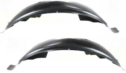 Front Fender Liner Pair/Set for 2007-2011 Dodge Nitro, Includes Right (Passenger) and Left (Driver) Liners, Replacement