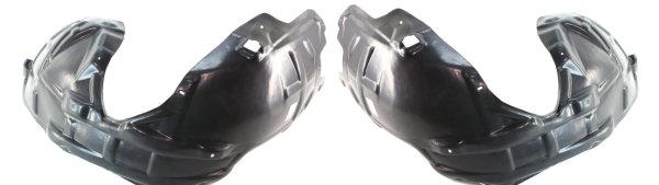Front Fender Liner Pair/Set for 2008-2014 Dodge Challenger, Right (Passenger) and Left (Driver) Replacement
