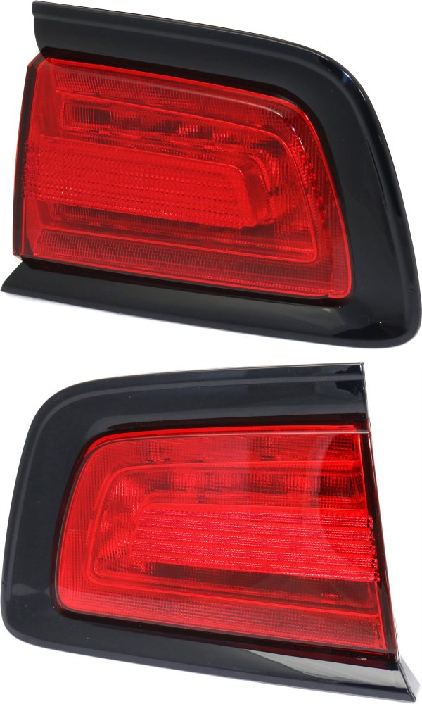 Tail Light Assembly Pair/Set for Dodge Charger 2012-2014, Outer, LED, Left (Driver) and Right (Passenger), Replacement