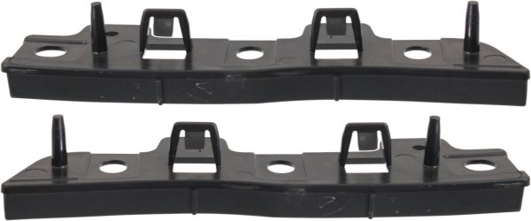 Front Bumper Bracket Pair/Set for Ford Escape 2013-2016, Right (Passenger) and Left (Driver) Side Support, Plastic, Replacement