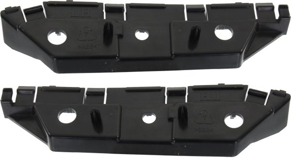 Front Bumper Bracket Pair/Set for Ford Fusion 2013-2016, Right (Passenger) and Left (Driver) Side Pad, Plastic Replacement