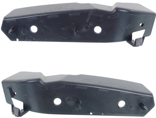 Front Bumper Bracket Pair/Set for Ford Expedition / Navigator 2015-2017, Right (Passenger) and Left (Driver), Side Cover, Plastic, Replacement