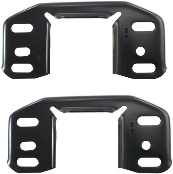 Front Bumper Bracket Pair/Set for Ford Expedition 2007-2017 and Navigator 2007-2014, Right (Passenger) and Left (Driver), Replacement