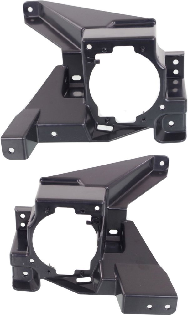 Fog Light Bracket Pair/Set for Ford Fusion 2013-2016, Right (Passenger) and Left (Driver), Plastic Replacement