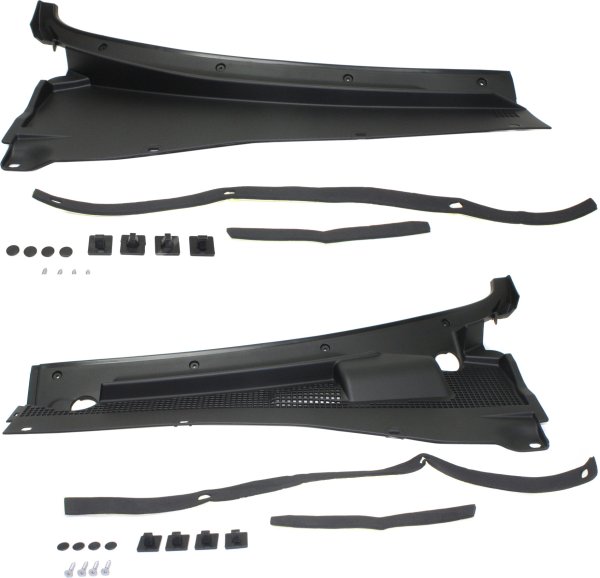 Cowl Grille Pair/Set for Ford Escape 2001-2007, Right (Passenger) and Left (Driver), Replacement