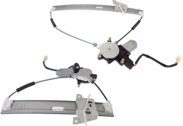 Front and Rear Window Regulator with Motor Set for Ford Escape 2008-2012, Left (Driver) Side, Power, Replacement