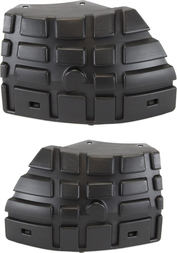 Front Bumper Support Pair/Set for GMC Sierra 2500 HD & 3500 HD 2007-2010, Includes Right (Passenger) & Left (Driver) Sections, Excludes 2007 Classic Model, Replacement