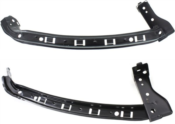 Front Bumper Bracket Pair/Set for Honda Odyssey 2011-2016, Right (Passenger) and Left (Driver) Corner Beam, Replacement
