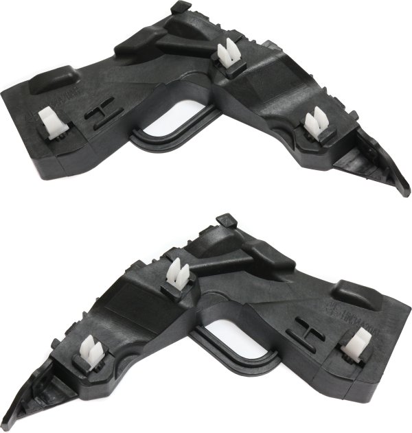 Front Bumper Bracket Pair/Set for 2017-2018 Hyundai Elantra, Right (Passenger) and Left (Driver) Side Replacement