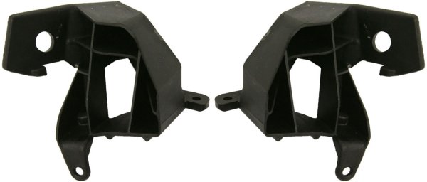 Headlight Bracket Pair/Set for 2008-2012 Honda Accord, Lower Right (Passenger) and Left (Driver) Replacement