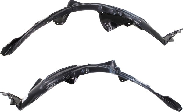 Front Fender Liner Pair/Set for 2015-2016 Auto Models, Right (Passenger) and Left (Driver), Replacement