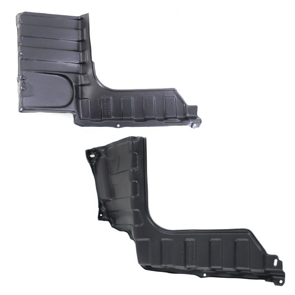 Engine Splash Shield Pair/Set for Hyundai Accent 2012-2017, Right (Passenger) and Left (Driver), Under Cover Replacement