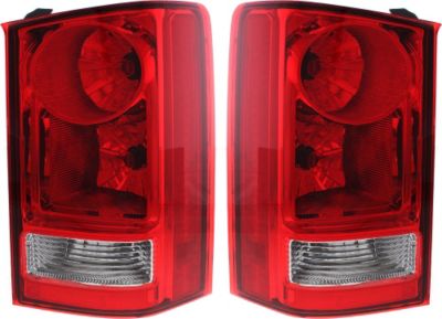Tail Light Assembly Pair/Set for 2009-2015 Honda Pilot, Right (Passenger) and Left (Driver), Replacement
