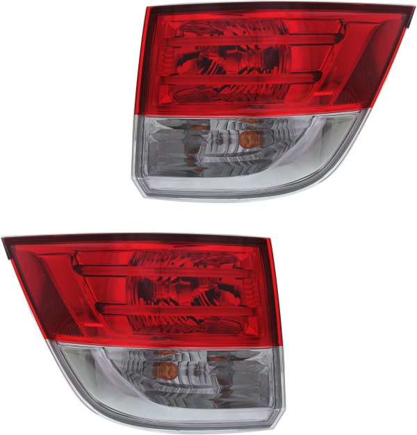 Tail Light Assembly Pair/Set for Honda Odyssey 2014-2017, Outer, Right (Passenger) and Left (Driver), Replacement