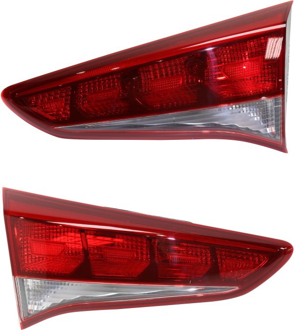 Tail Light Assembly Pair/Set for 2016-2018 Hyundai Tucson, Inner, Halogen/Standard Type, Right (Passenger) and Left (Driver), Replacement