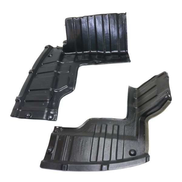 Engine Splash Shield Pair/Set for 2012-2013 Kia Rio, Includes Right (Passenger) and Left (Driver) Side Shields, Replacement
