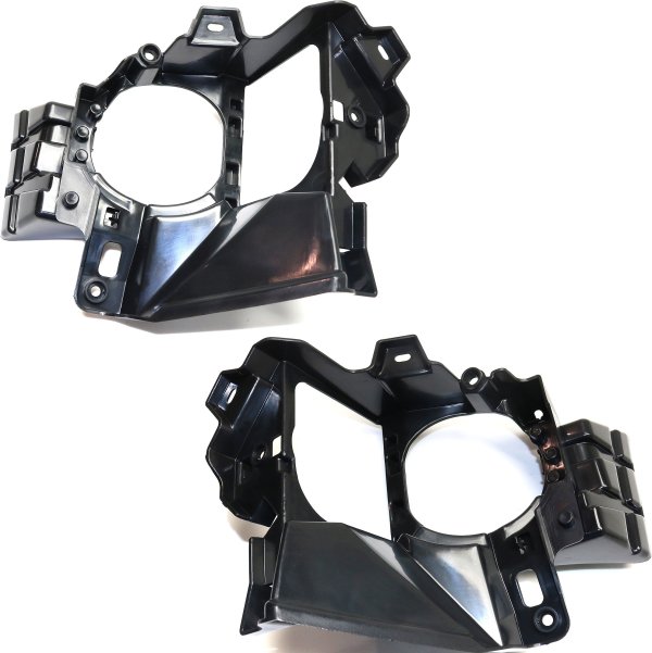 Fog Light Bracket Pair/Set for Lexus RX350/RX450h 2016-2019, Right (Passenger) and Left (Driver), Plastic Replacement