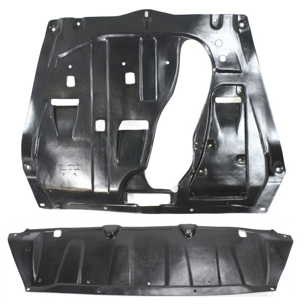 Engine Splash Shield Set for Lexus RX330 2004-2006, Set of 2, Front and Center Position, Replacement
