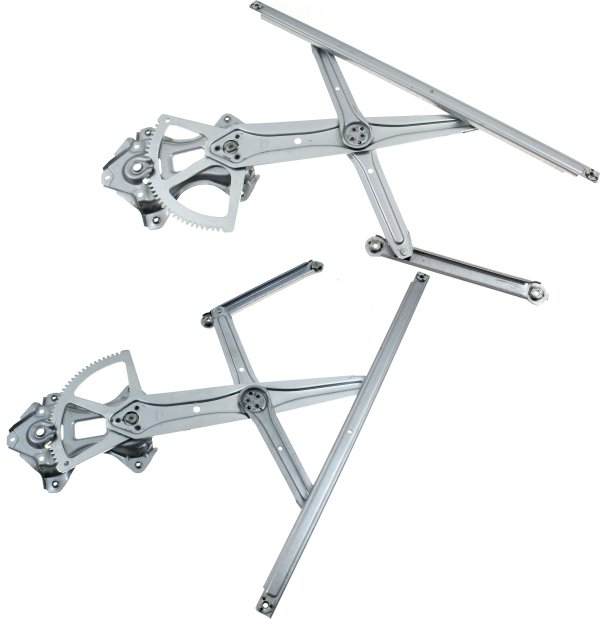 Pair/Set - Front Window Regulator for Lexus ES350 (2007-2012), Right (Passenger) and Left (Driver), without Motor, Replacement Set