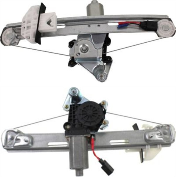 Power Rear Window Regulator with Motor for 2000-2006 Lincoln LS, Right (Passenger) and Left (Driver) Replacement Set