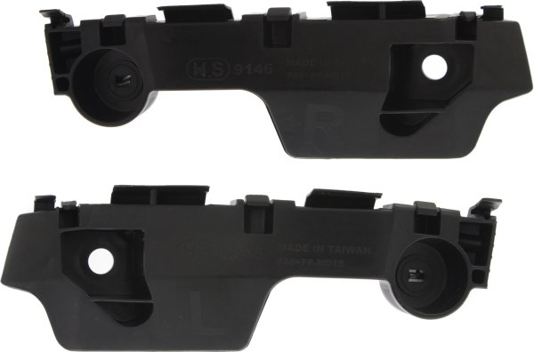 Pair/Set - Front Bumper Retainer for Mazda 6 2009-2013, Right (Passenger) and Left (Driver) Plastic, Replacement Set