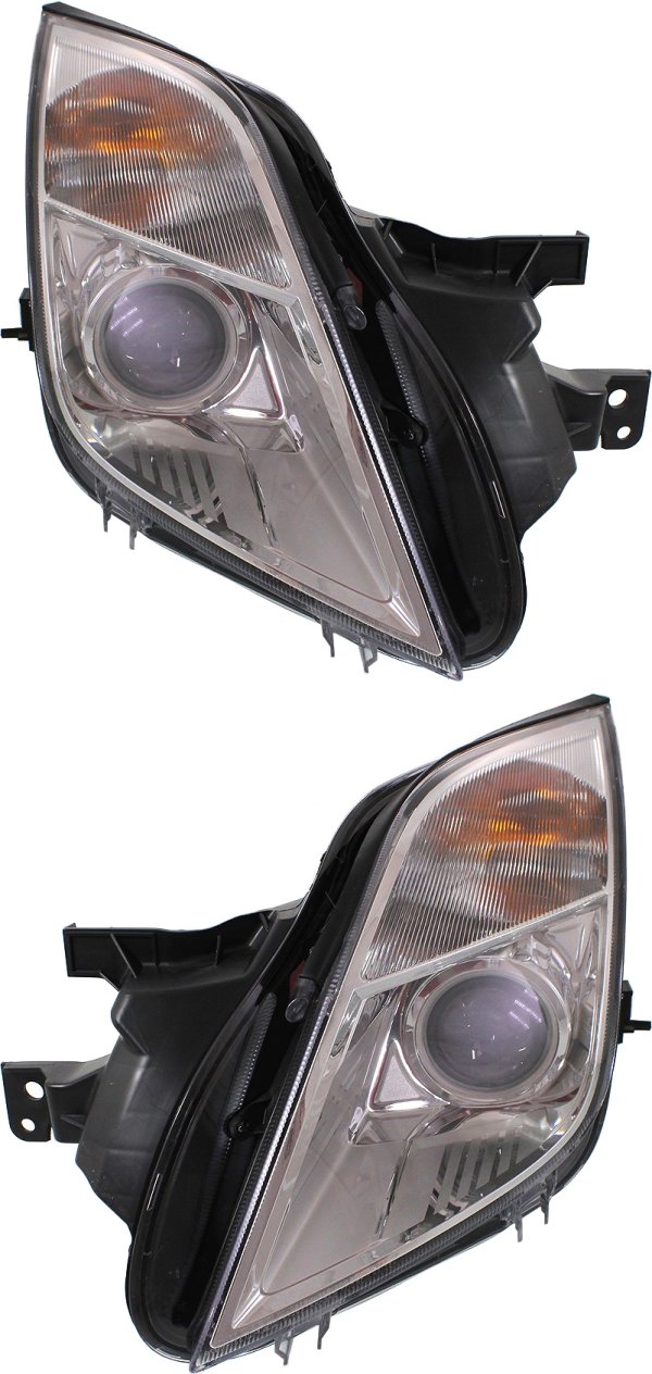 Headlight Assembly for 2010-2011 Milan, Halogen, Right (Passenger) and Left (Driver) Side Replacement Pair/Set