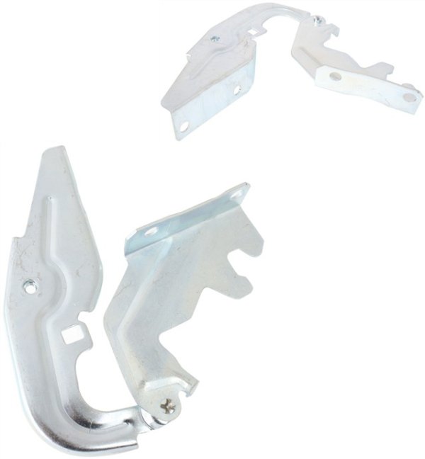 Hood Hinge Pair/Set for Mitsubishi Lancer 2008-2017, Right (Passenger) and Left (Driver) Replacement