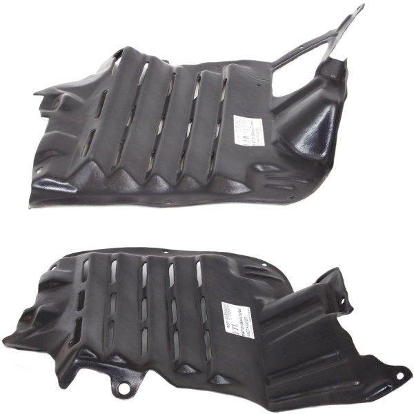 Front Fender Liner for Mazda Miata 2001-2005, Right (Passenger) and Left (Driver) Sections, Front Section Replacement Pair/Set