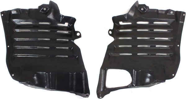 Front Fender Liner Pair/Set for Mazda Miata 1999-2000, Right (Passenger) and Left (Driver), Front Section, Replacement