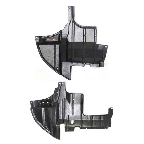Front Engine Splash Shield Pair/Set for 2003-2006 Mitsubishi Outlander, Right (Passenger) and Left (Driver) Replacement