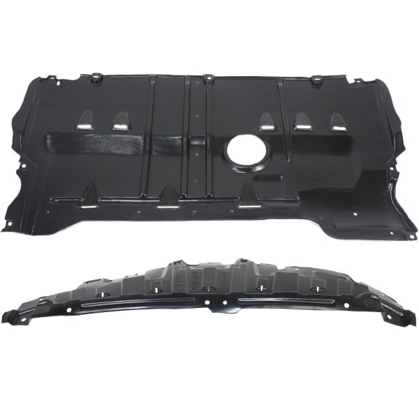 Engine Splash Shield Under Cover Set for Mazda Mazda 3 2004-2009, Front and Rear Replacement