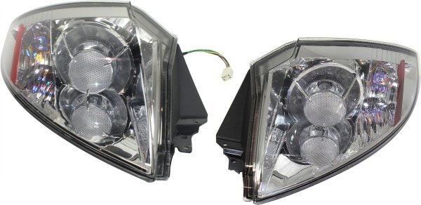 Tail Light Assembly for 2006-2012 Mitsubishi Eclipse, Right (Passenger) and Left (Driver) Side, Replacement Pair/Set