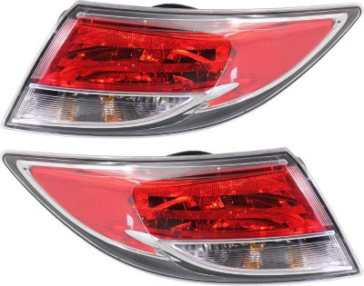 Tail Light Assembly for Mazda 6 2009-2013, Right (Passenger) and Left (Driver) Halogen Replacement Pair/Set