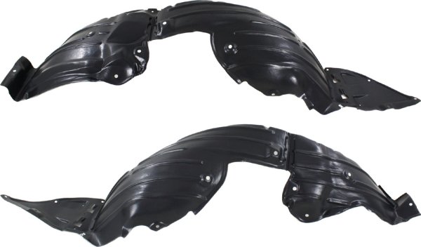 Front Fender Liner Pair/Set for Mazda 6, 2014-2017, Right (Passenger) and Left (Driver) Side Replacement