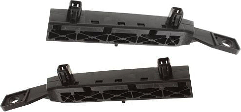 Front Bumper Bracket Pair/Set for Nissan Versa 2007-2012, Right (Passenger) and Left (Driver) Side, Plastic, Compatible with Hatchback/(Sedan 2007-2011), Replacement