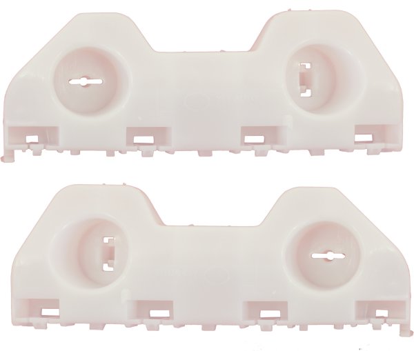 Front Bumper Bracket Pair/Set for Nissan Versa 2012-2019, Right (Passenger) and Left (Driver) Side, Plastic Replacement