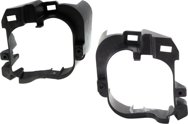Fog Light Bracket Pair/Set for Nissan Versa Note 2014-2016, Right (Passenger) and Left (Driver), Excludes SR Model, Replacement