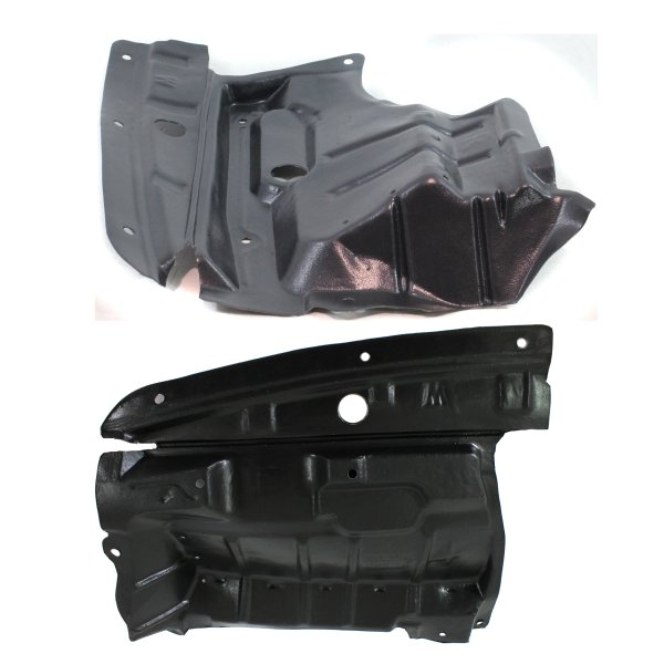 Front Engine Splash Shield Pair/Set for Infiniti I35 2002-2004, Right (Passenger) and Left (Driver) Replacement