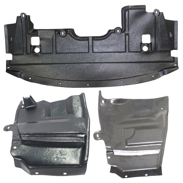 Engine Splash Shield Set for 2007-2010 Nissan Altima, Durable Replacement Part